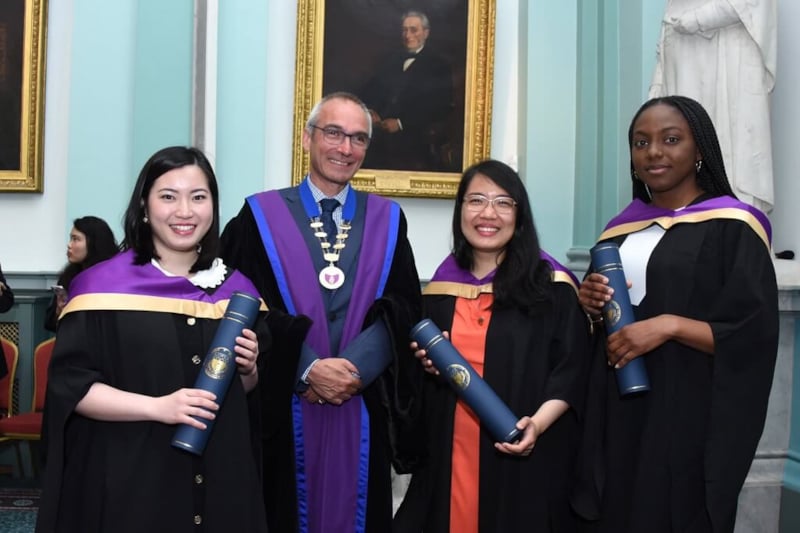 Group of doctors pictured at Membership conferring ceremony